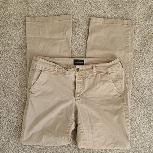 American Eagle Kick Boot Khakis